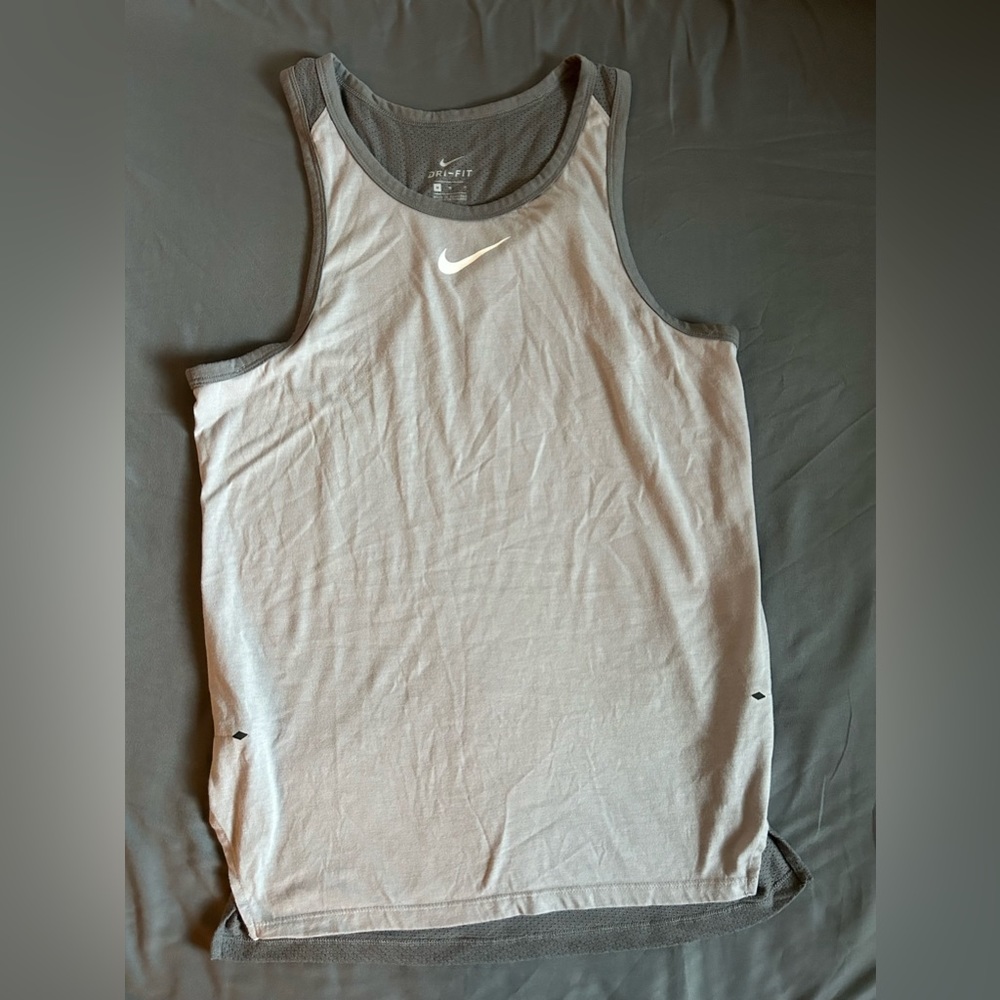 Nike Dri-Fit tank in gray and. Men’s Medium
